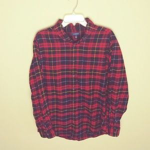 Broft & Barrow Flannel Button Down Shirt Mens Sz L